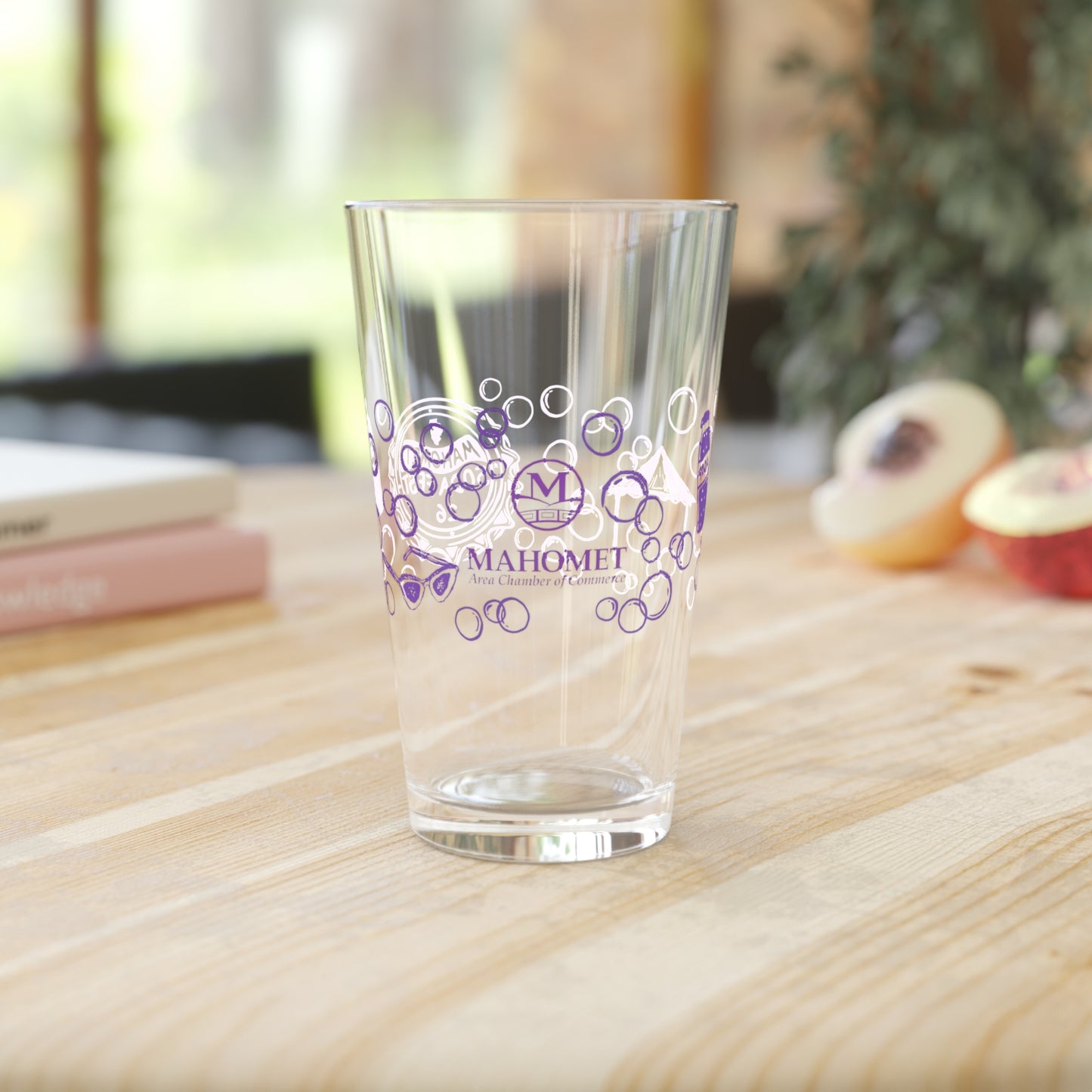 Mahomet Soda Festival Logo Pint Glass | 16oz